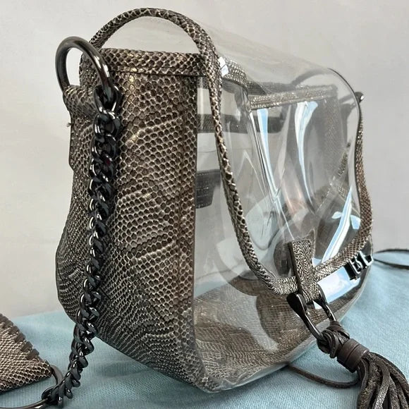 Snake Trim Clear Bag